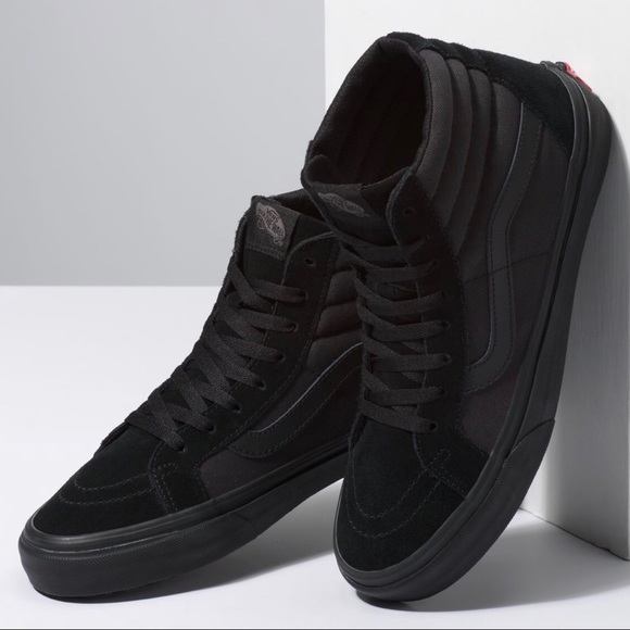 vans sneakers all black